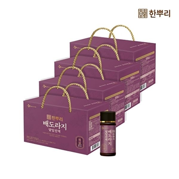 [CJ공식]한뿌리 배도라지 10병 4박스