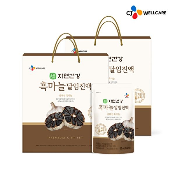 [CJ공식]자연건강 흑마늘 달임진액 24포 2박스