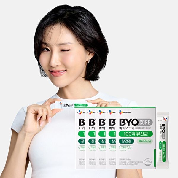 [CJ공식]바이오코어 100억 유산균 30포 5박스