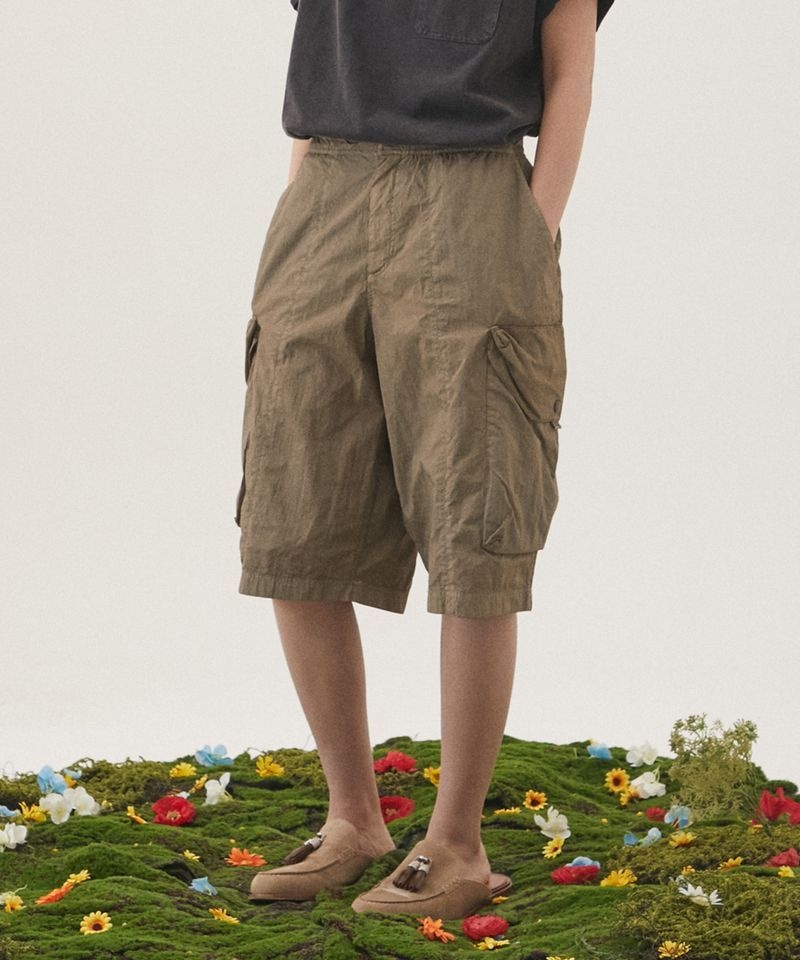 펜필드 PENFI ELD GARMENT DYED UTILITY HALF PANTS BEIGE_FQ2WP29U FQ2WP29U 3561250