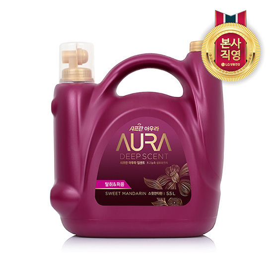 아우라 AURA 딥센트 5.5L용기 스윗만다린 x 1개