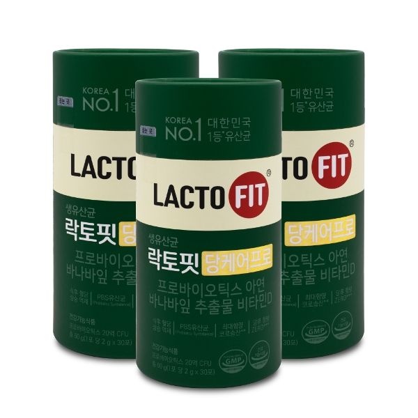 종근당건강 생유산균 락토핏 당케어프로 생유산균 2g x 30포 X 3...