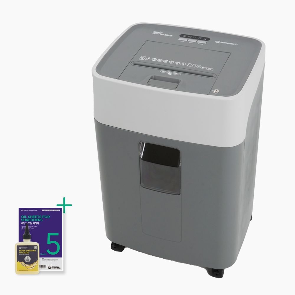 [오늘출발] 카피어랜드 보안관 오토 문서 세단기 자동급지 대형 40L 300매 Autofeed 314C+오일+오일페이퍼5매