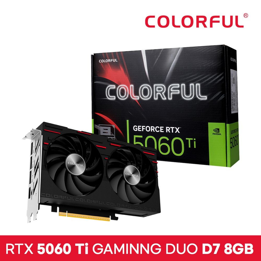 [오늘출발] 컬러풀 [공식수입사] COLORFUL 지포스 RTX 5060 Ti GAMING DUO D7 8GB 도우정보