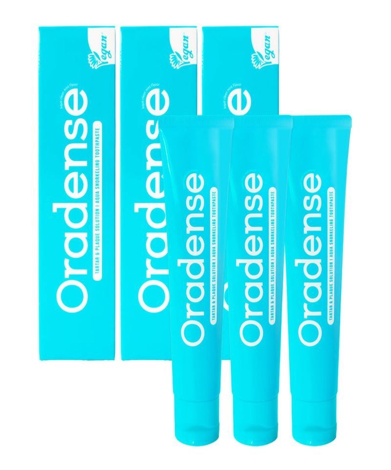 ORADENSE 아쿠아스노클링 치석케어 치약 100g, 3개 4145481