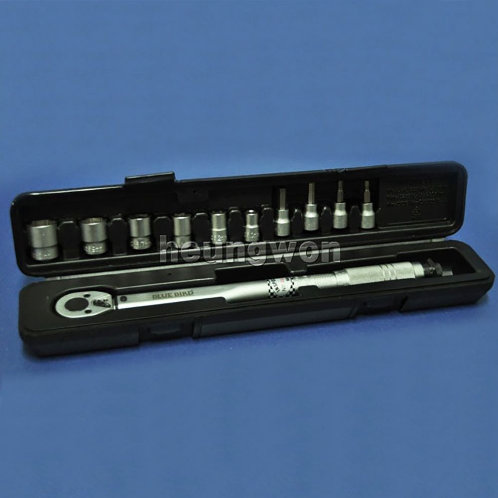 블루텍 토크렌치세트 T-80SET 4000576 토크렌치 육각소켓 육각비트소켓포함 9.52mm KFN 블루텍토크렌치 조임렌치 조임