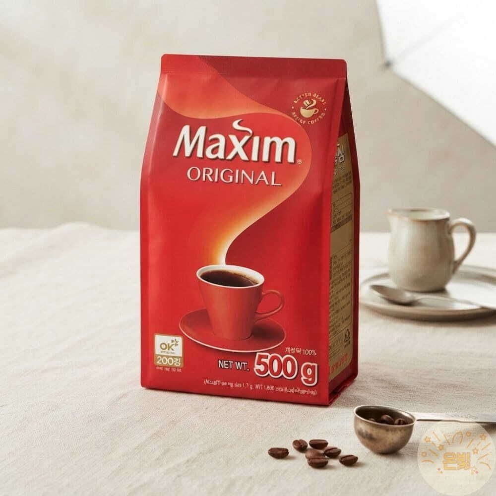 온빛마켓 맥심 오리지널500G 홈커피 행사간식