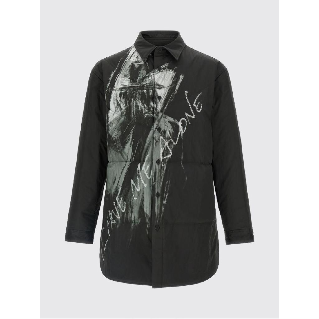 Yamamoto [해외] 야마모토 Yohji Yamamoto 남성용 셔츠 Black HLB41909 관부가세포함