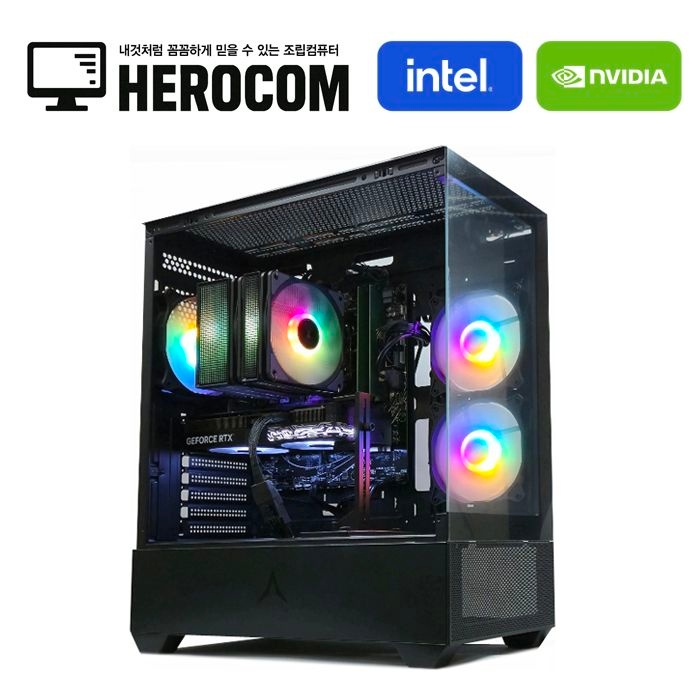 영웅컴퓨터  H게이밍 U5257  코어 울트라 250KF 32G 1T RTX5070  게이밍PC 풀옵션 조립컴퓨터  새상품 베그 롤 발로란트