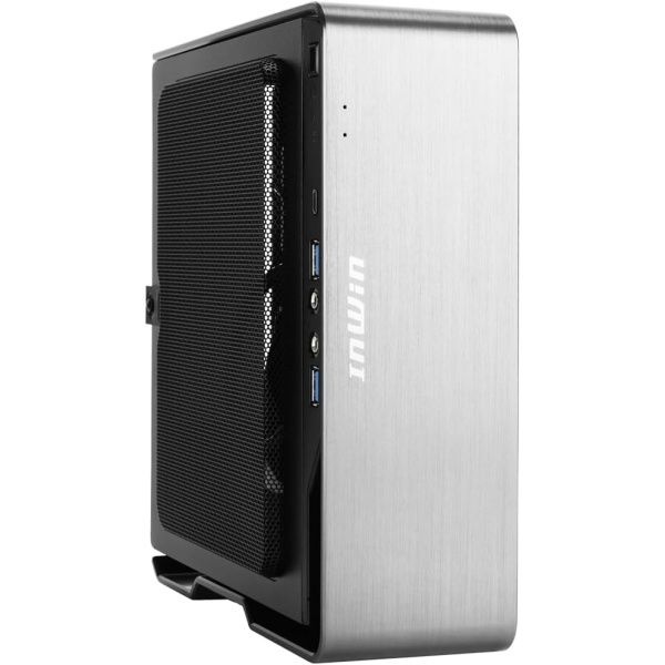 인윈 쇼팽 MAX-미니-ITX 케이스 - 200W 80+ 금 전원 공급 지원 AMD, 인텔 CPU 맞춤형 I/O 스트립-실버-IW-CS-CHOPINMAXSIL-PS200W