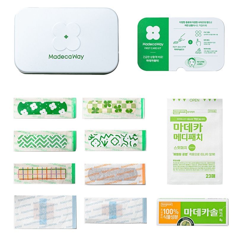 DONGKOOK PHARM DONGKOOK PHARM 마데카웨이 케어키트 중형 마데카솔 연고 1개 스팟패치 46매입 밴드 58매입 4167139