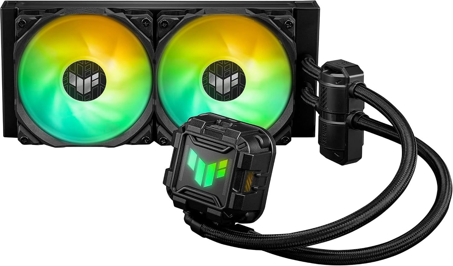 ASUS TUF 게이밍 LC II 360 ARGB 올인원 액체 CPU 쿨러(아우라 싱크 포함), 3배 120mm 라디에이터 팬, 강화 튜빙, 6년 보증