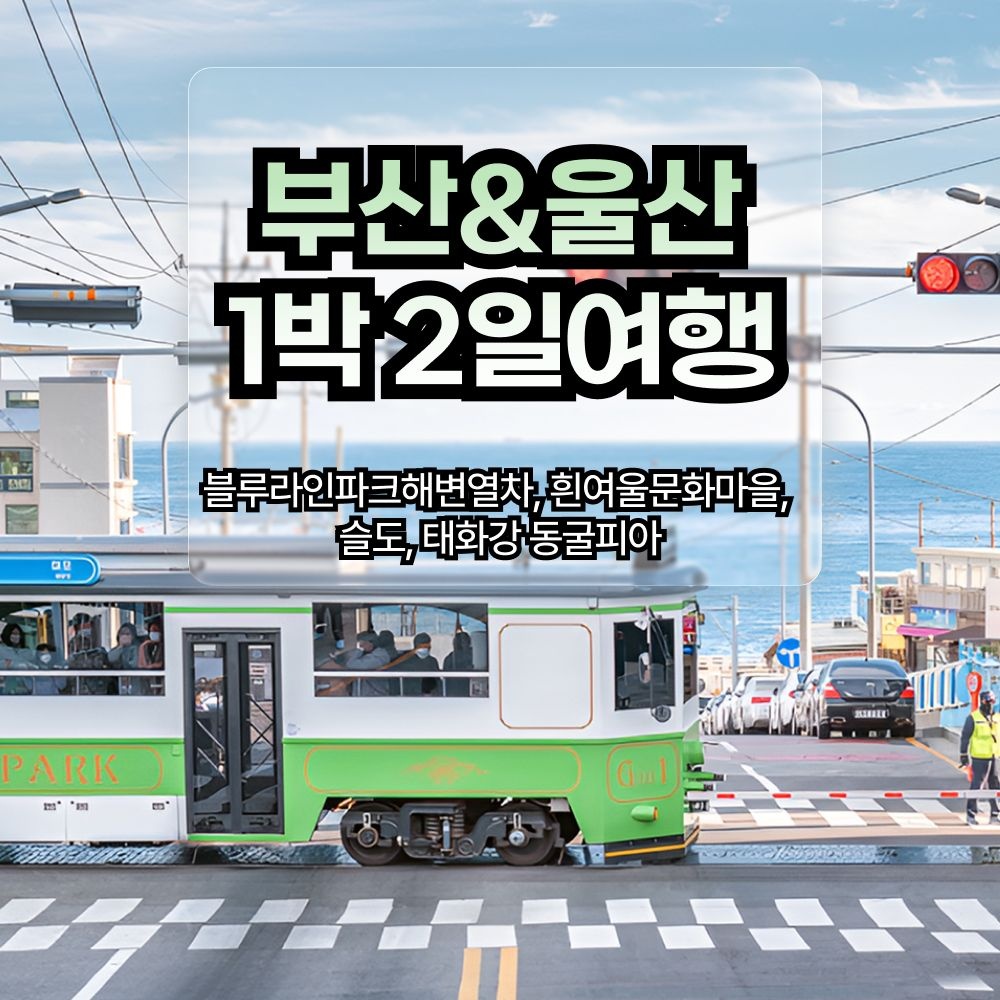 [1박2일] 부산&울산, 블루라인파크해변열차/흰여울문화마을/슬도/태화강 동굴피아