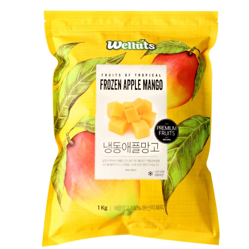웰루츠 A등급 냉동 애플망고 다이스 페루산 1kg