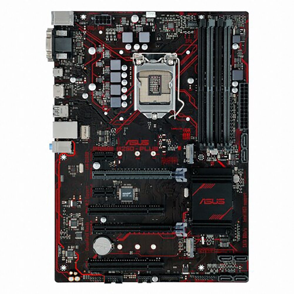 ASUS PRIME B250-PLUS ATX 1151 소켓 6세대 7세대 메인보드 백패널 포함