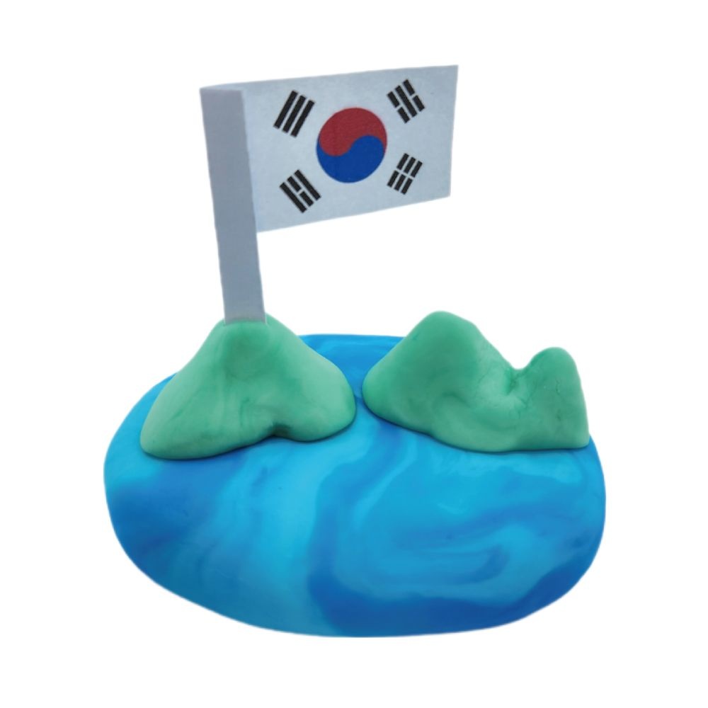 꼬메빔보향기독도비누만들기1인 독도의날행사 독도모형 주물럭비누만들기