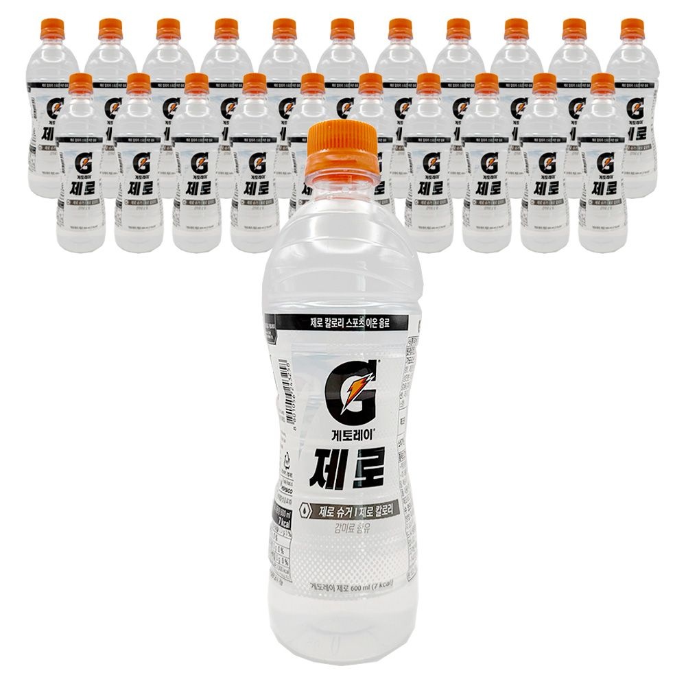롯데 게토레이 제로 600ml x 24PET