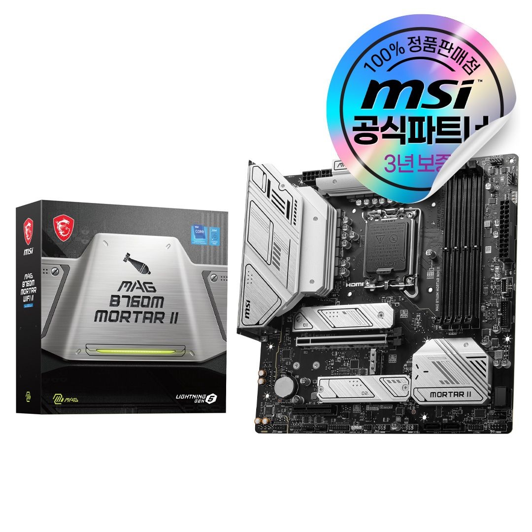 MSI MSI [오늘출발/카드할인] MSI MAG B760M 박격포 II