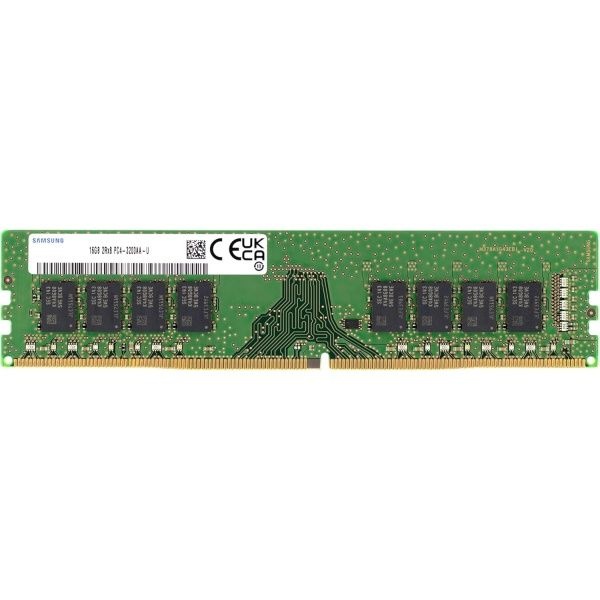 삼성 16GB DDR4 3200MHz PC4-25600 (PC4-3200AA) CL22 UDIMM 2Rx8 듀얼 랭크 1.2V 비ECC DIMM 288 핀 데스크톱 PC RAM 메모리