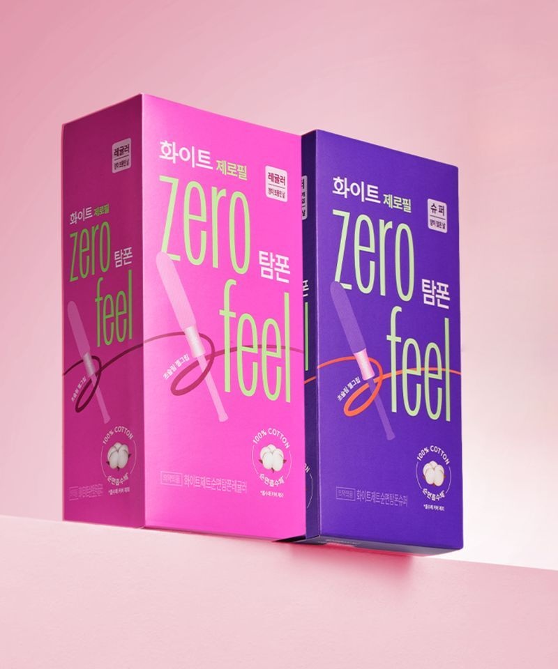 WHITE 제로필 탐폰 레귤러슈퍼 x2팩 4141703