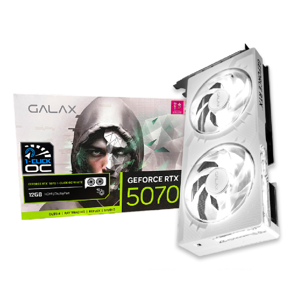 갤럭시 GALAX 지포스 RTX5070 WHITE OC D7 12GB