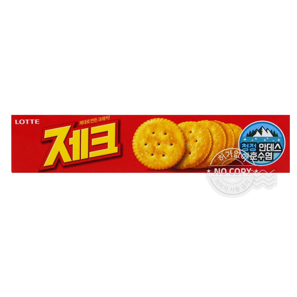 롯데리아 롯데 제크 크래커 오리지날 과자 100g 비스킷 간식