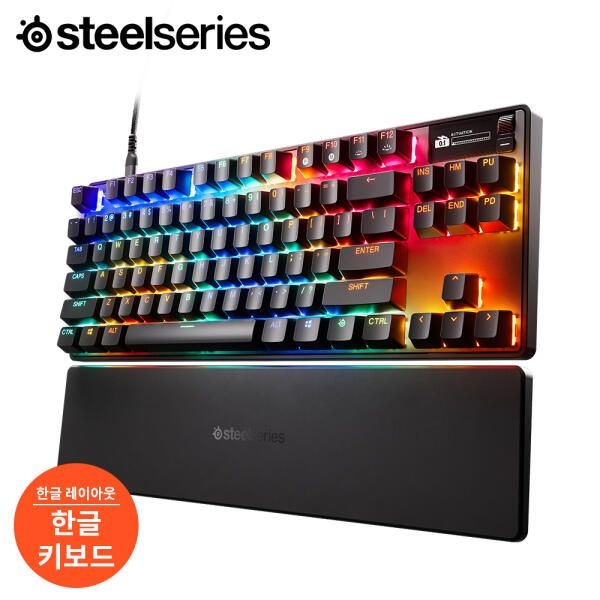 아트박스/스틸시리즈 스틸시리즈 Apex Pro Gen3 TKL KR 기계식 게이밍 키보드