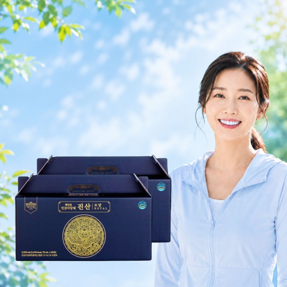 인삼다당체 혜민원 효능 진산 로얄 30포, 2개
