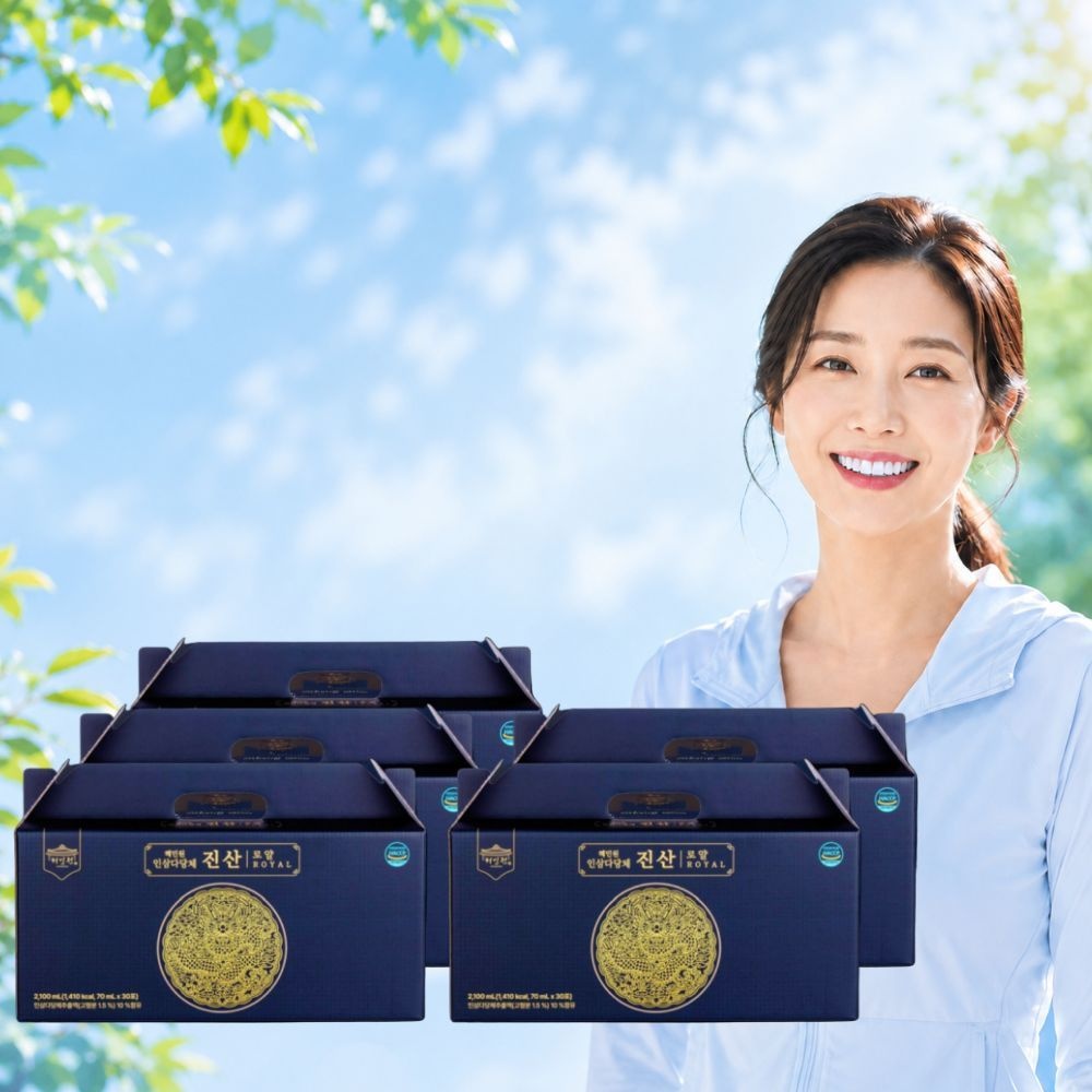 인삼다당체 혜민원 효능 진산 로얄 30포, 5개