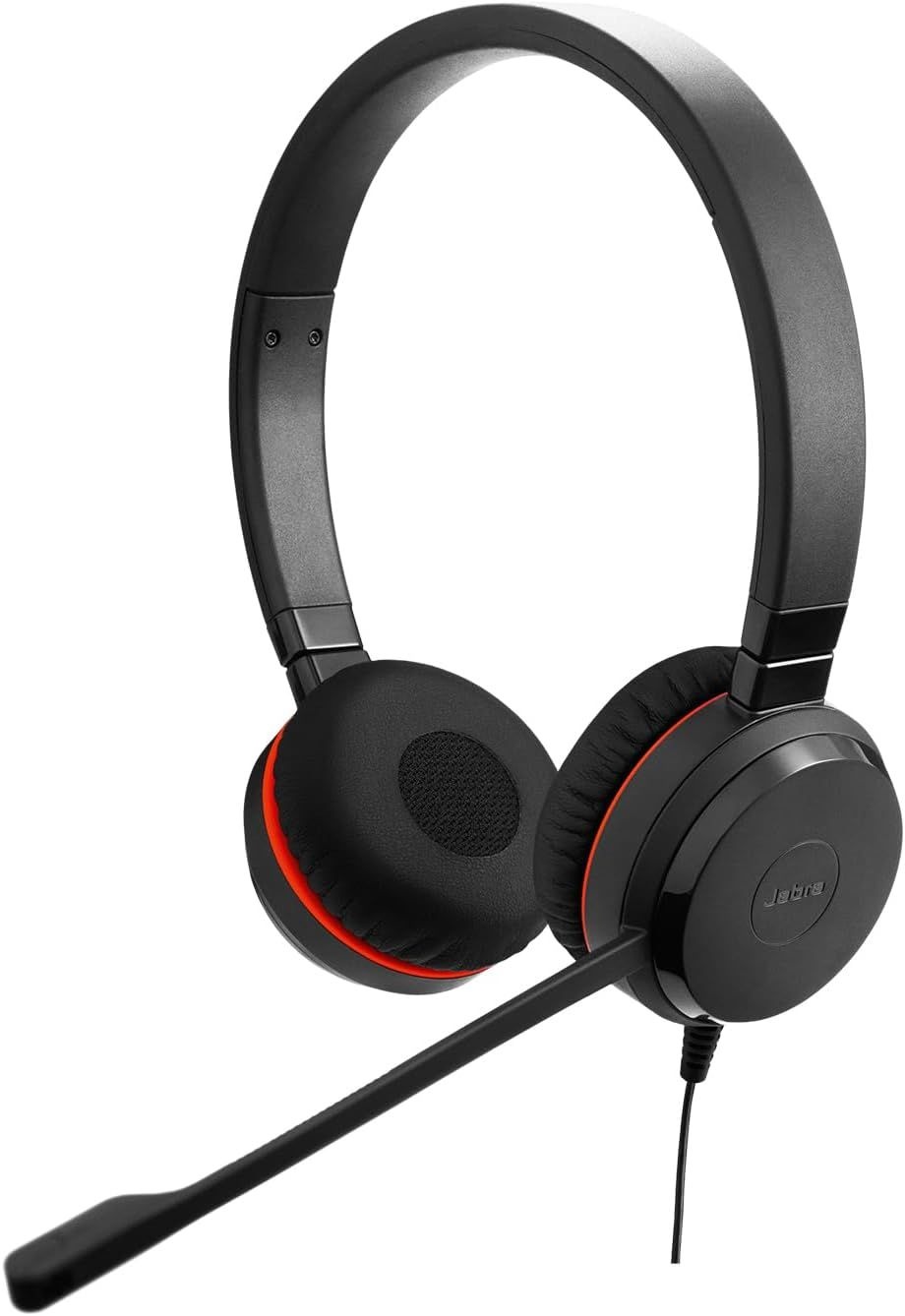 자브라 Evolve 30 II (2025 에디션) 유선 싱글 이어 헤드셋, 작업용 마이크 포함 - 3.5mm 잭, USB-A/USB-C 연결, 노이즈