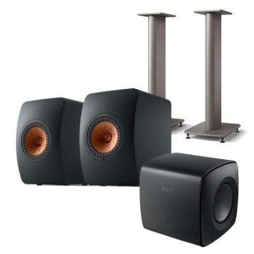 KEF 케프 LS50 W2 스피커 + S2스탠드 +  KC62 서브우퍼 세트 2년보증AS