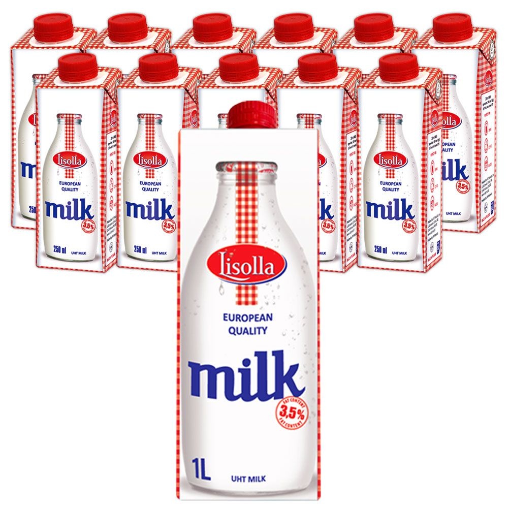 믈레코비타 리솔라 수입 폴란드 멸균우유 1000ml, 12개