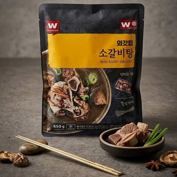 외갓집 소갈비탕 650g X 10팩