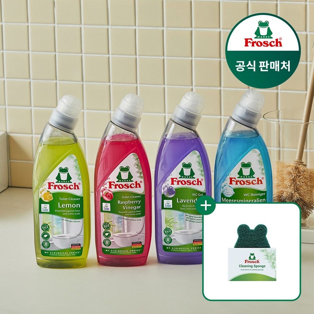 독일 변기클리너 750ml 3개 (수세미 증정)