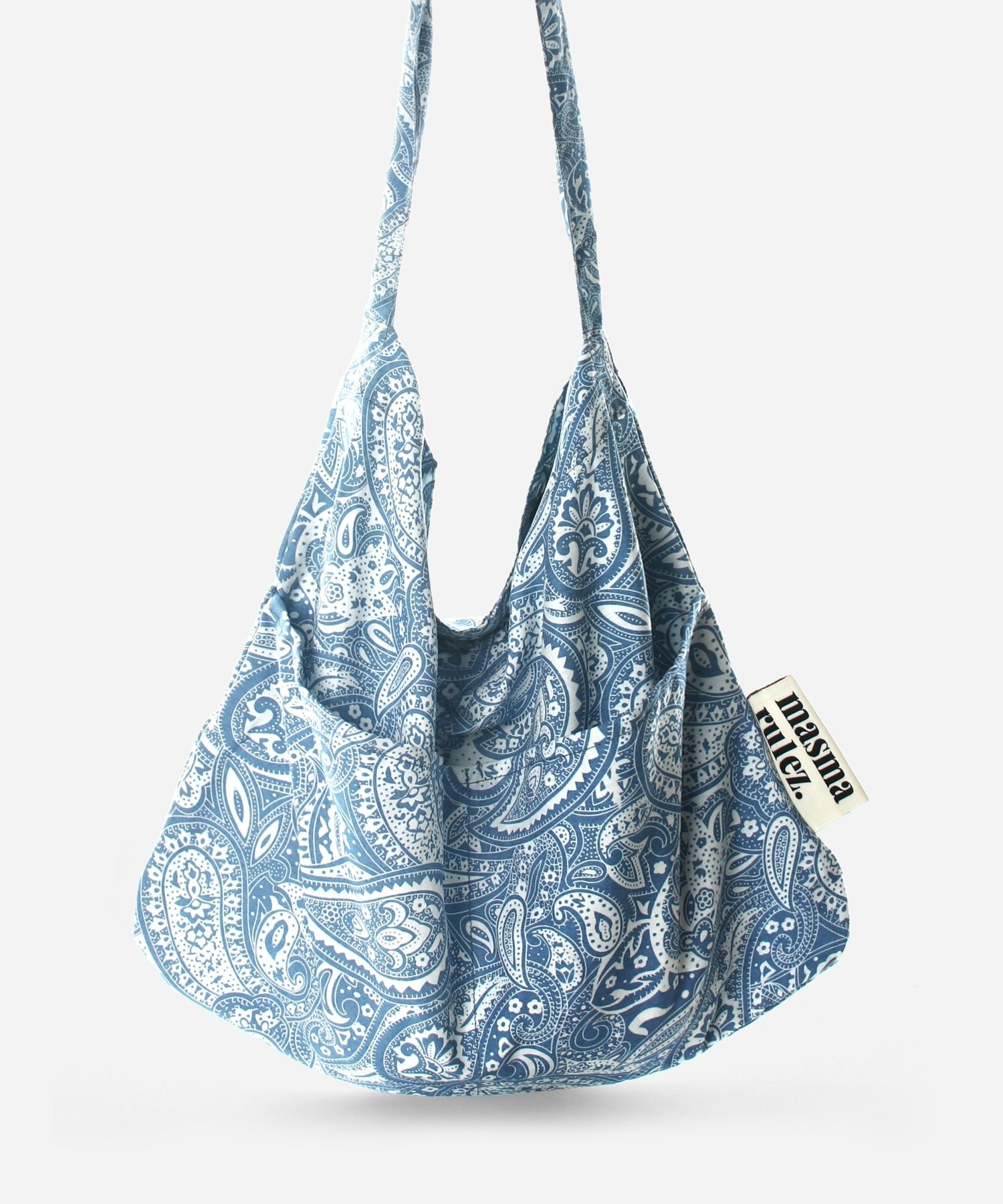 마스마룰즈 Rabbit eco bag_Paisley blue 여성에코백 에코백선물 5011165826 4227655