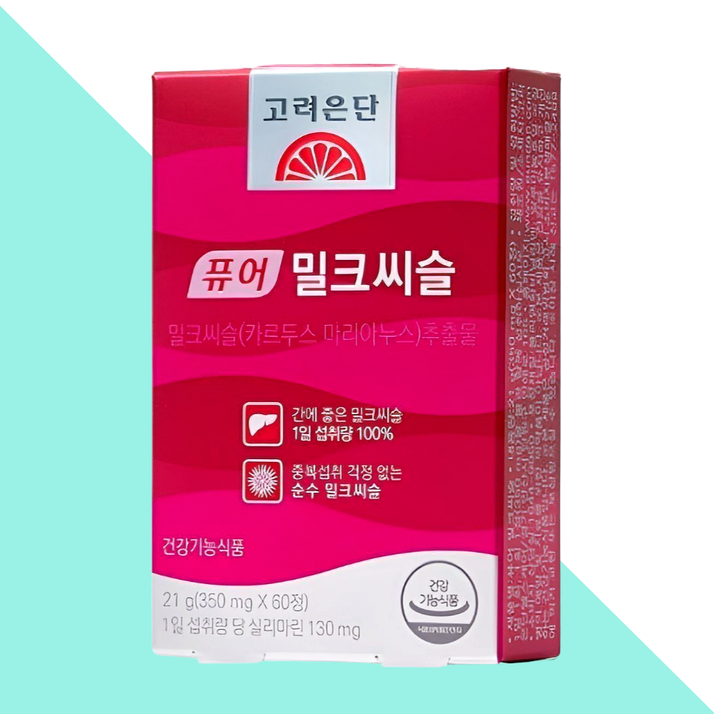 고려은단 퓨어 밀크씨슬 밀크시슬 60정X1개