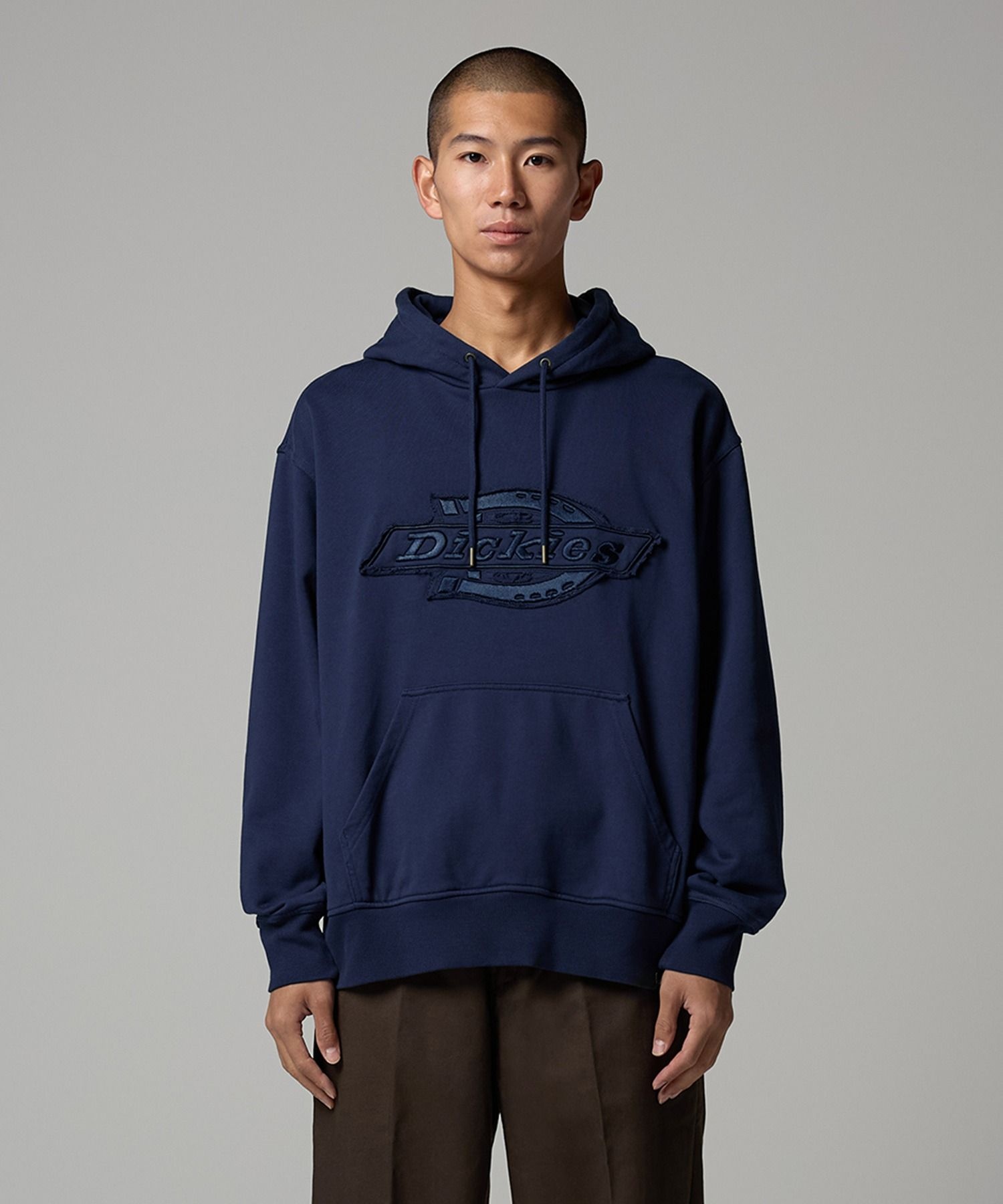 디키즈 워시드 EMB 그래픽 후드티 Naval Academy 기모 크롭후드티 DK0A88MYK65 5419367