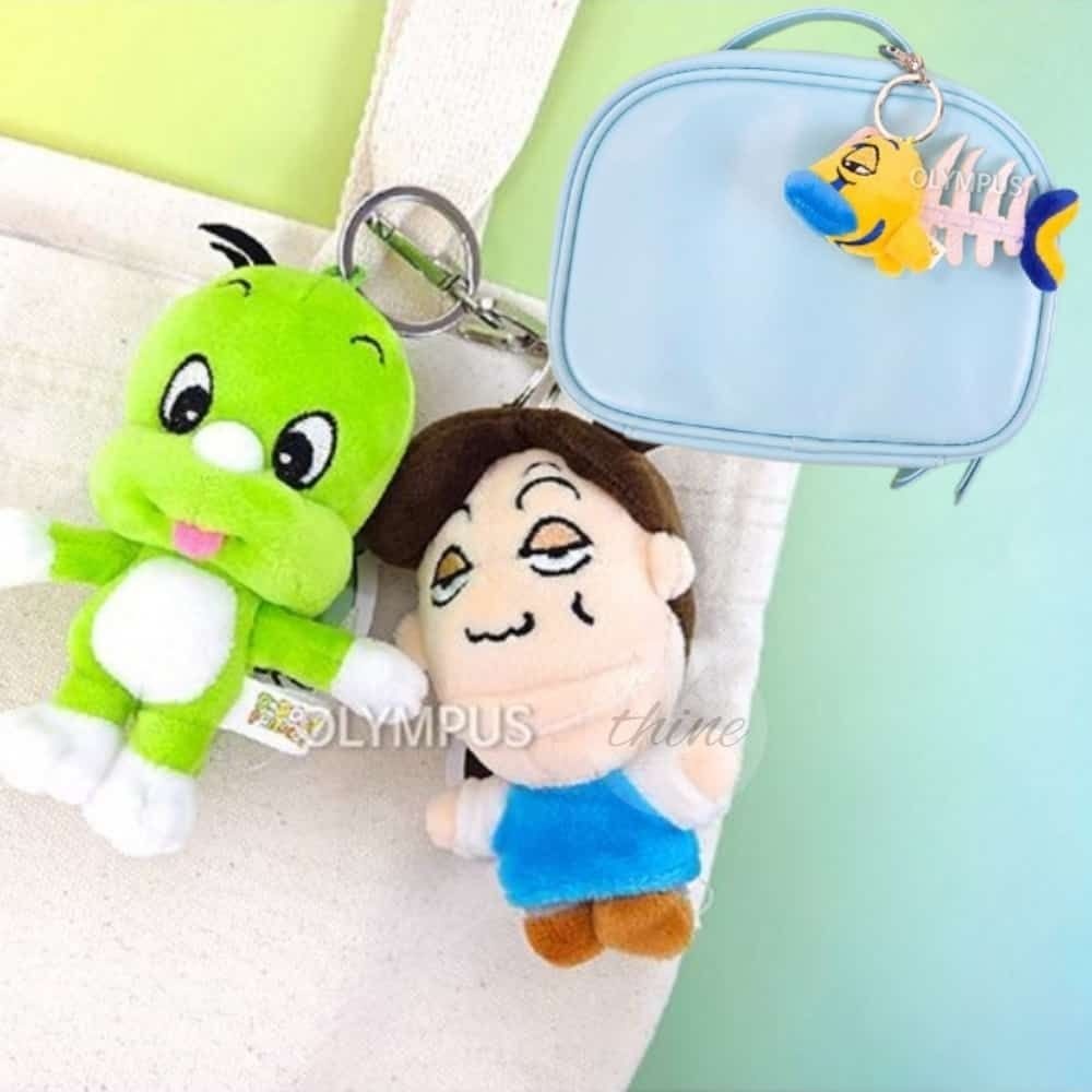 다인1412 아기공룡 둘리 가방고리 10CM 고길동 열쇠고리 봉제인형