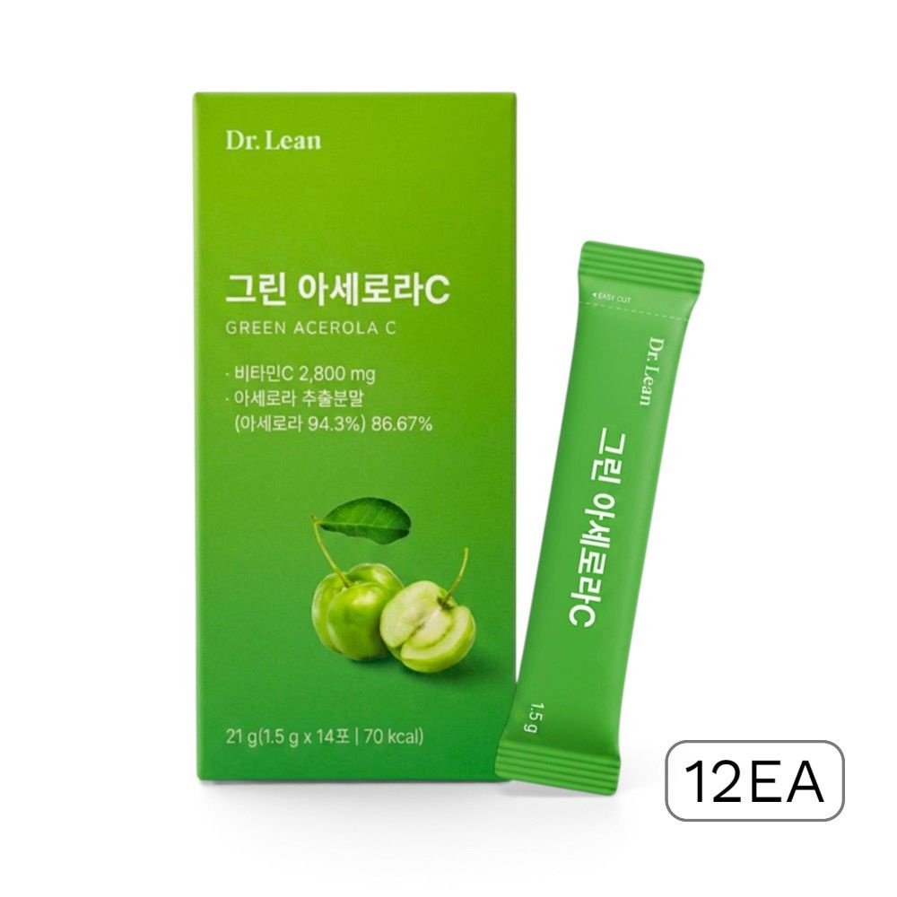 닥터린 아세로라 비타민C 그린아세로라 200mg 14포 12개