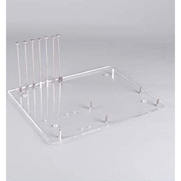 ATX PC 오픈 프레임 테스트 벤치 메인보드 오버클럭 컴퓨터 케이스 DIY 모드 베이스 섀시, 테스트, 또는 게임용 4mm