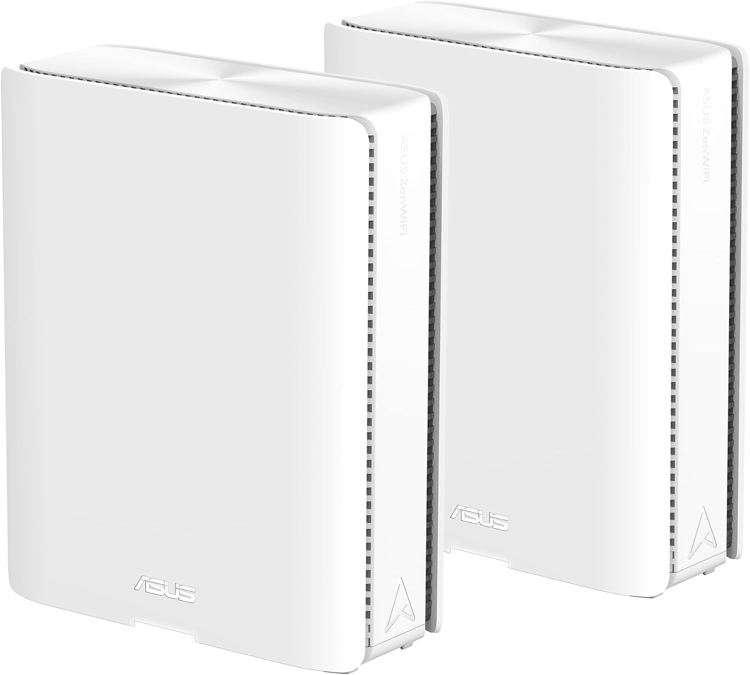 ASUS ZenWiFi BQ16 Pro 쿼드밴드 WiFi 7 메시 라우터(2팩), 최대 8000평방피트, 각 10G 포트 2개, 멀티 SSID, VPN 및 보호자 제어