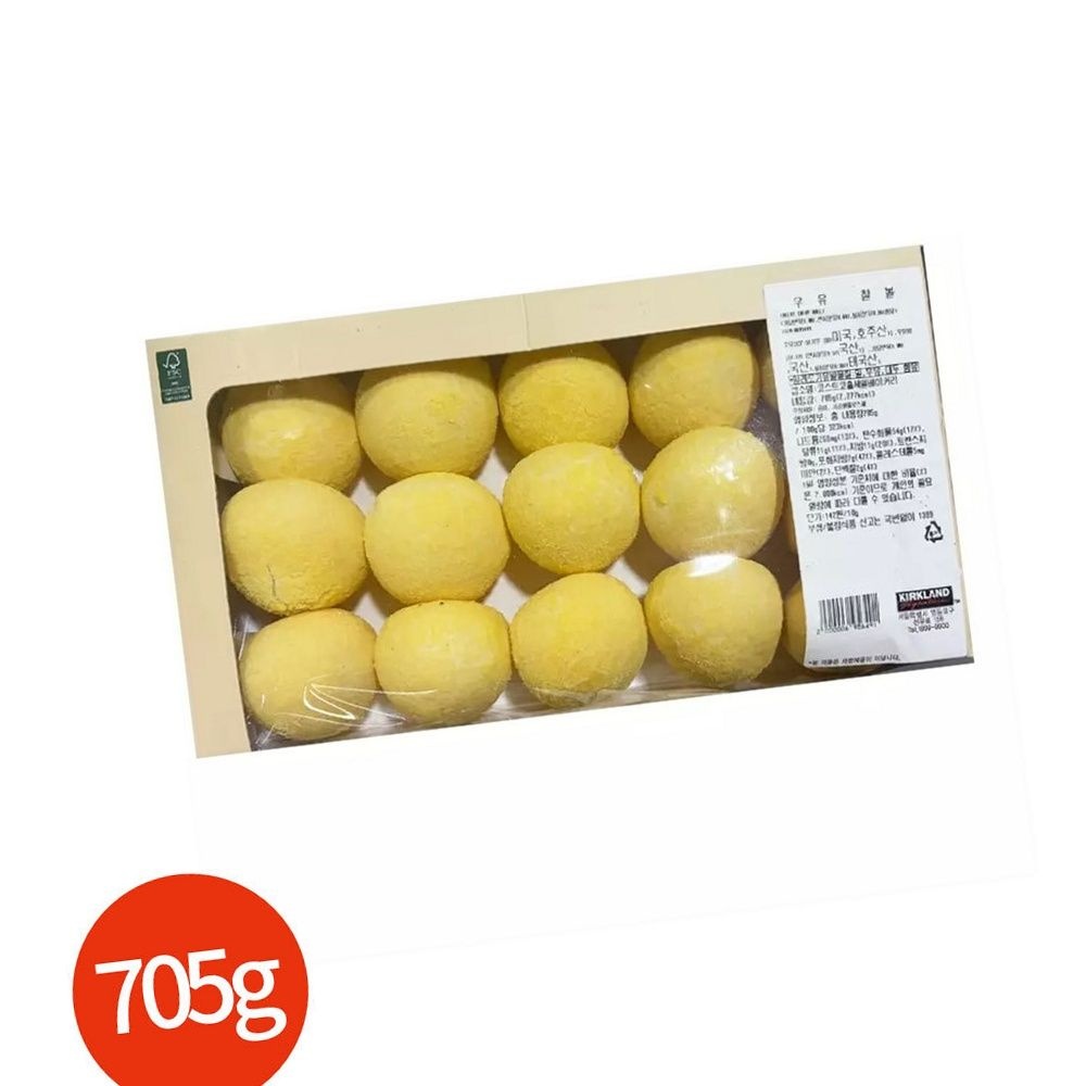 코스트코 커클랜드 시그니처 우유 찰볼 705g 간편식