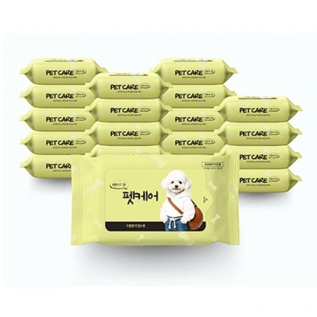 아이러브 펫케어 물티슈 20매 피톤치드