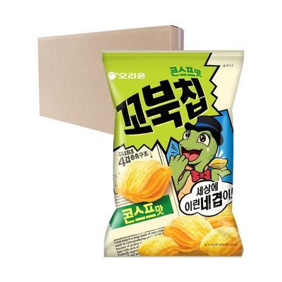 오리온 미니스낵 꼬북칩 콘스프맛 30g 30입 한박스 옥수수과자