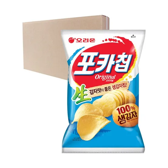 오리온 미니스낵 포카칩 오리지널 30g 30입 한박스 미니과자 감자과자