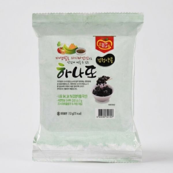 으뜸 검정약콩 하나또 (낫또 50g + 소스 3g) X 12팩, 생콩나또
