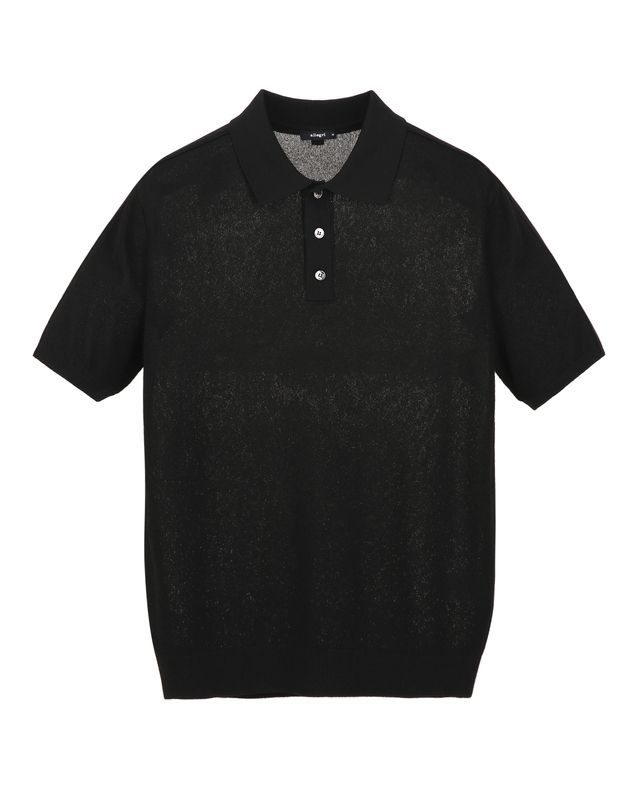 [26SS] 블랙CoolRay Knit카라넥 스웨터 ARSW6B403BK