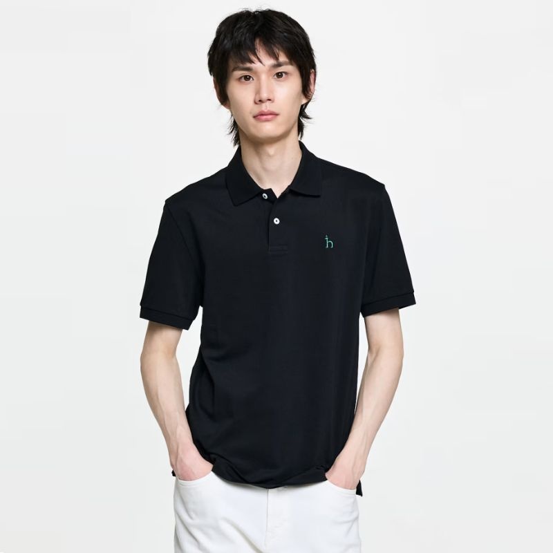 [26SS] 남성 아이코닉 C/P 피케 반팔 폴로셔츠 HZTS6B404BK