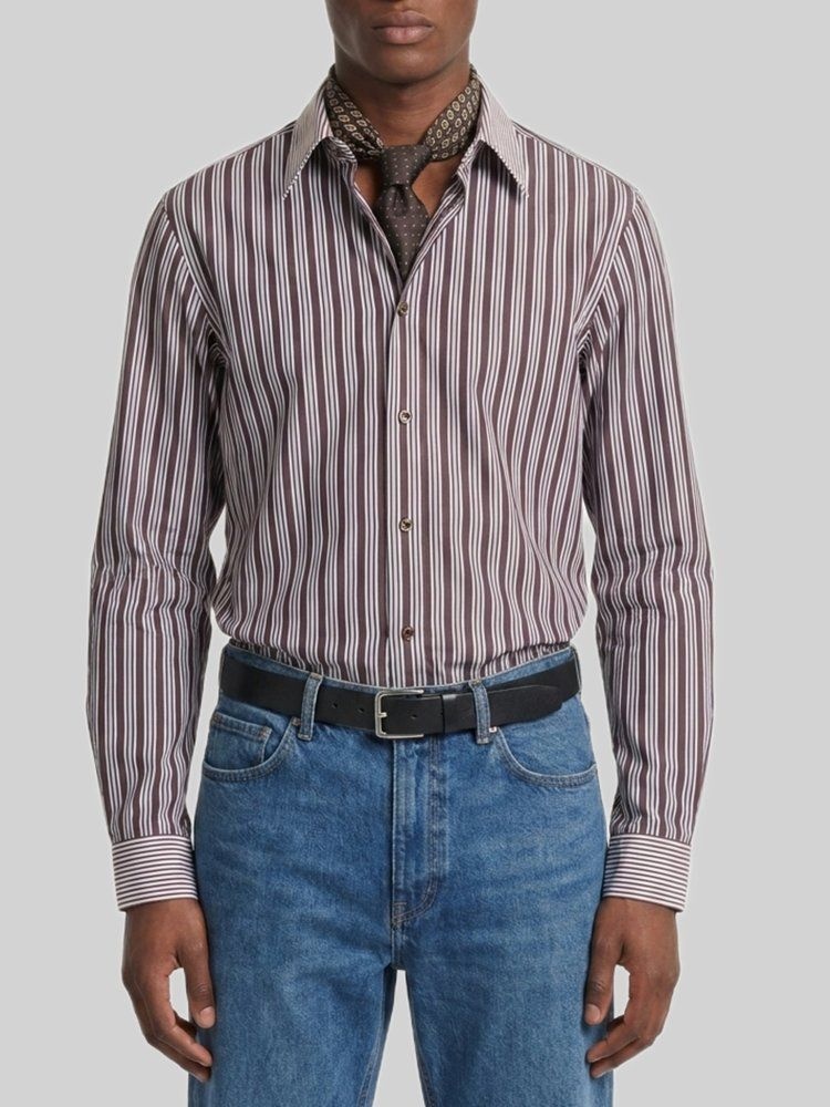 생로랑 26 F/W 생로랑 스트라이프 WINCHESTER 셔츠 867724Y2O102071 B0022281988
