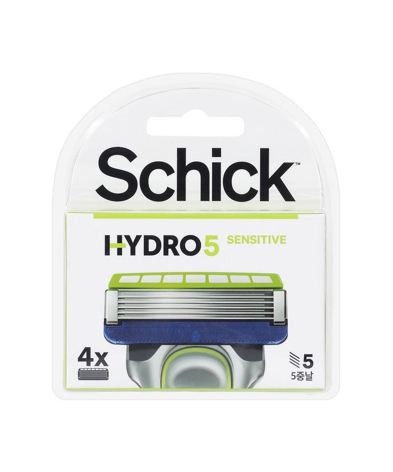 SCHICK 하이드로5 베이직센서티브 날 4입 4140673